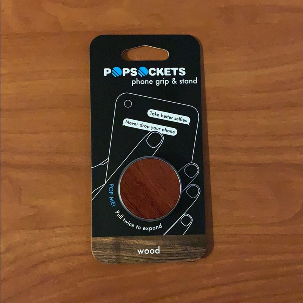 Wood pop socket